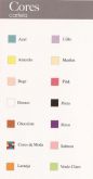 Cartela de cores